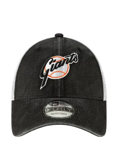 New Era 9forty San Francisco Giants Baseball Cap In Black
