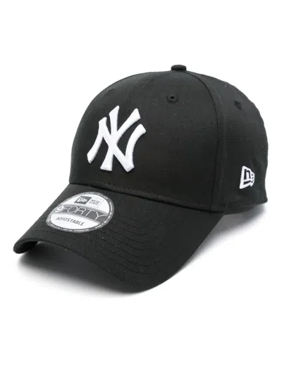 New Era 9forty Twill Cap In Black