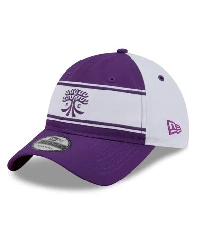 New Era 9twenty Adjustable Third Jersey Hook Baseball Cap In Purple