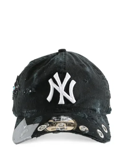 New Era 9twenty Distressed-effect Baseball Cap In Multi