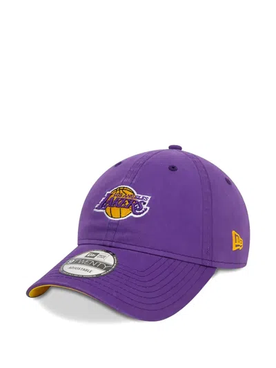 New Era 9twenty Embroidered Baseball Cap In Purple