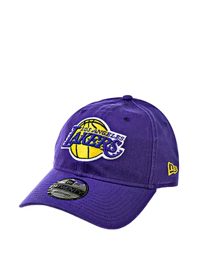 New Era 9twenty Los Angeles Lakers Adjustable Cap In Purple