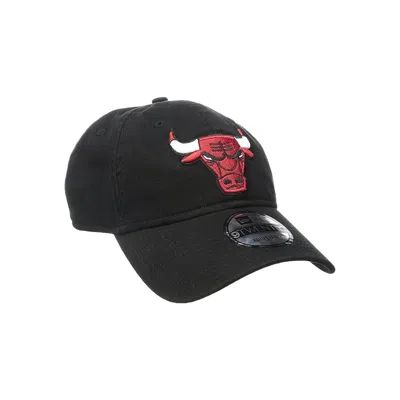 New Era 9twenty Nba Chicago Bulls Core Classic Cap - Adjustable - Black In Blue