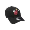 New Era 9twenty Nba Miami Heat Core Classic Cap - Adjustable - Black In Blue