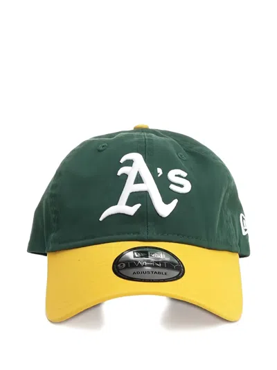 New Era 9twenty Oakland Athletics Mlb Embroidered Baseball Cap In Green