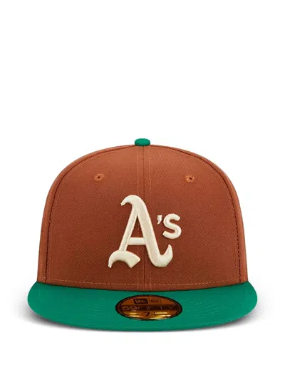 New Era A's Baseball Cap In Brown