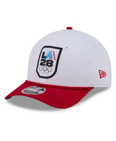 New Era Adjustable La28 9forty M-crown Braided Rope Baseball Cap In Multi