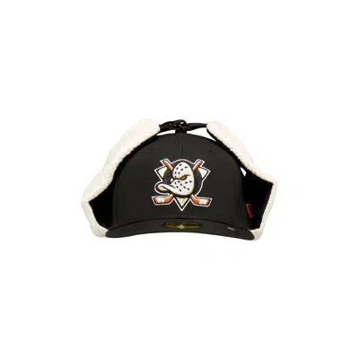 Pre-owned New Era Anaheim Ducks Trapper Fitted Hat 'black' | Men's Size 7.625