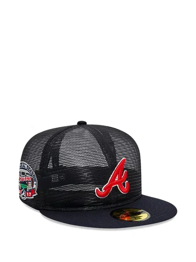 New Era Atlanta Braves 59fifty Cap In Black