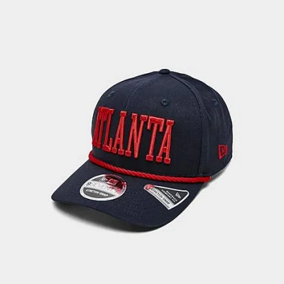 New Era Atlanta Braves Mlb 9seventy Stretch-snap Snapback Hat In Blue
