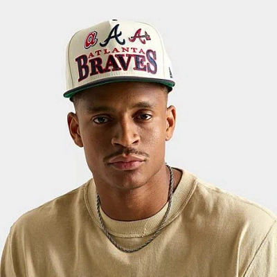 New Era Atlanta Braves Mlb Multi Logo 9fifty Snapback Hat In Neutral