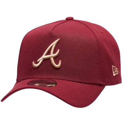 New Era Atlanta Braves  Braves 940 A Frame Cap In Red