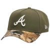 New Era Atlanta Braves  Braves 9forty A-frame Cap In Multi/olive