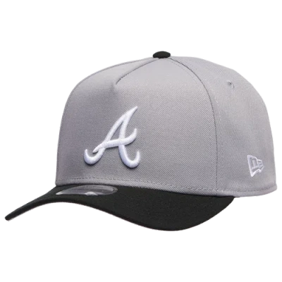 New Era Atlanta Braves  Braves 9forty A-frame Cap In Gray