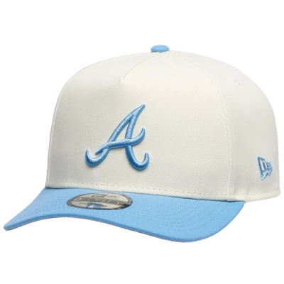 New Era Atlanta Braves  Braves 9forty A-frame Cap In Silver/carolina