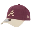 New Era Atlanta Braves  Braves Moleskin A-frame In Maroon/tan