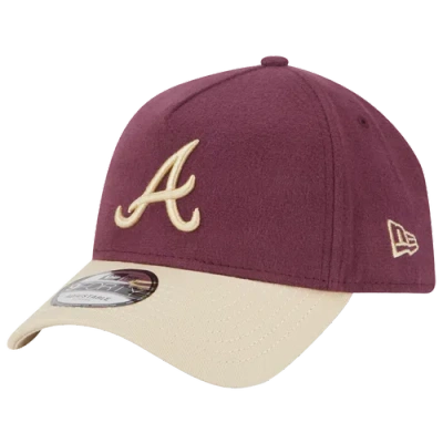 New Era Atlanta Braves  Braves Moleskin A-frame In Purple