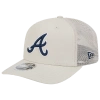 New Era Atlanta Braves  Braves Perf 970 Adjustable Cap In Khaki/white