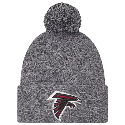 New Era Atlanta Falcons  Falcons Marl Pom Knit In Black
