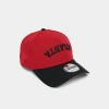 New Era Atlanta Falcons Nfl 9forty Upside Down Wordmark A-frame Adjustable Back Hat In Brown