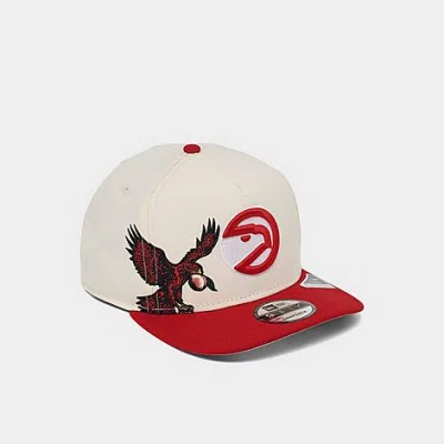 New Era Atlanta Hawks Nba Hardwood Classics 9fifty A-frame Snapback Hat In White