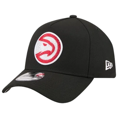 New Era Atlanta Hawks  Hawks 940 A Frame Draft 26 Cap In Black