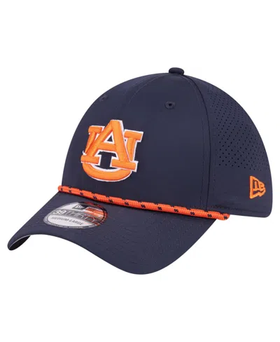 New Era Auburn Tigers Rope 39thirty Flex Baseball Cap In Blue