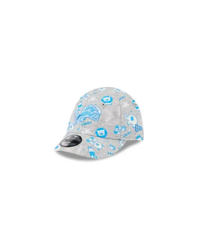 New Era Kids' Baby Boys And Girls Gray Detroit Lions Animal 9twenty Adjustable Hat