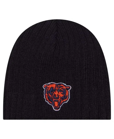 New Era Baby Boys And Girls Navy Chicago Bears Mini Knit Hat