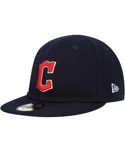 New Era Baby Boys And Girls Navy Cleveland Guardians My First 59fifty Fitted Hat In Black