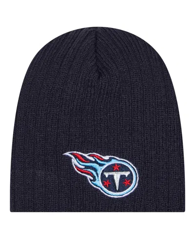 New Era Kids' Baby Boys And Girls Navy Tennessee Titans Mini Knit Hat In Black