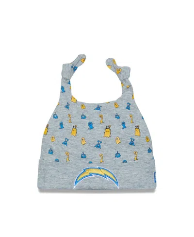 New Era Baby Boys And Girls  Heather Gray Los Angeles Chargers Critter Cuffed Knit Hat