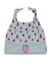 New Era Baby Boys And Girls  Heather Gray Usmnt Critter Cuffed Knit Hat In Heather Gr