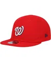 New Era Little Boys And Girls  Red Washington Nationals Team 9twenty Adjustable Hat In Red