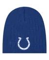 New Era Baby Boys And Girls Royal Indianapolis Colts Mini Knit Hat In Blue