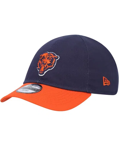 New Era Baby Navy/orange Chicago Bears My 1st 9twenty Adjustable Hat In Navy,orange