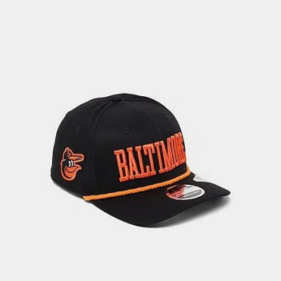 New Era Baltimore Orioles Mlb City Connect 9seventy Stretch-snap Snapback Hat In Black