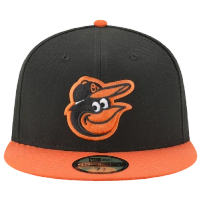 New Era Baltimore Orioles  Orioles 59fifty Authentic Cap In Black/multi