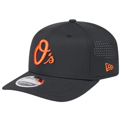 New Era Baltimore Orioles  Orioles Perf 970 Adjustable Cap In Black