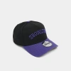 New Era Baltimore Ravens Nfl 9forty Upside Down Wordmark A-frame Adjustable Back Hat In Black