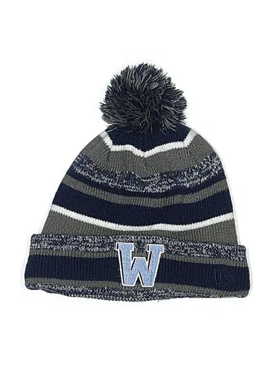 Pre-owned New Era Beanie Hat In Blue