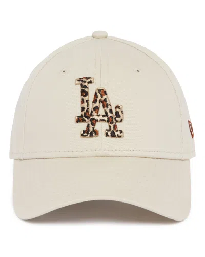 New Era Beige 9forty La Dodgers Cap In Neutral