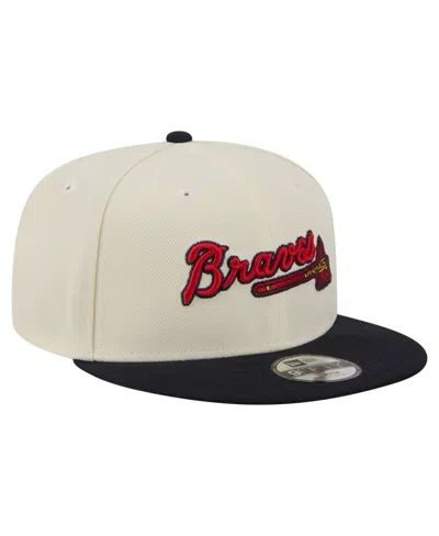 New Era Kids' Big Boys And Girls Atlanta Braves 9fifty Two-tone Snapback Baseball Cap In Multi
