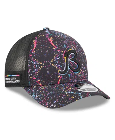 New Era Kids' Big Boys And Girls Black Chicago Bears 2025 Nfl Crucial Catch 9forty Adjustable Hat