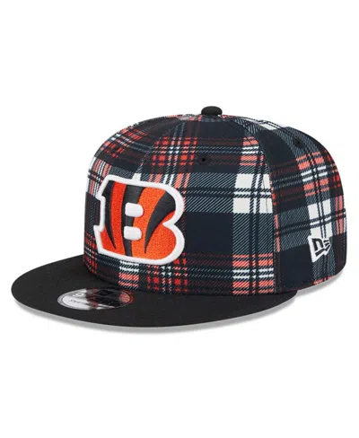 New Era Kids' Big Boys And Girls Black Cincinnati Bengals 2024 Sideline Statement 9fifty Snapback Hat