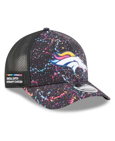 New Era Kids' Big Boys And Girls Black Denver Broncos 2025 Nfl Crucial Catch 9forty Adjustable Hat