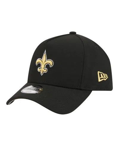 New Era Kids' Big Boys And Girls Black New Orleans Saints 9forty A-frame Adjustable Hat