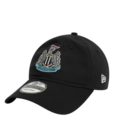 New Era Big Boys And Girls Black Newcastle United Core 9forty Adjustable Hat