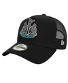 New Era Big Boys And Girls Black Newcastle United Core Trucker Adjustable Hat In Black