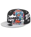 New Era Big Boys And Girls Black/gray Chicago White Sox 2025 Mlb Diamond Hero Edition 9fifty Snapback Hat In Black